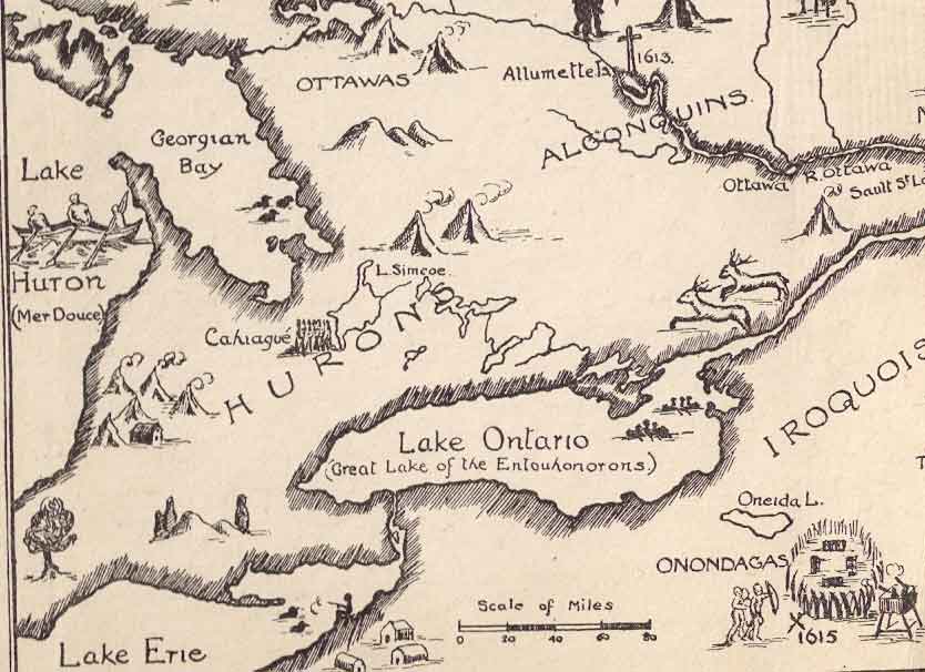 samuel de champlain map